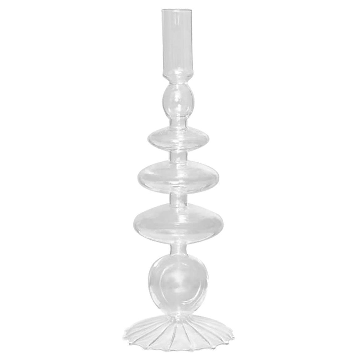 Seashell Nordic Glass Candle Holder