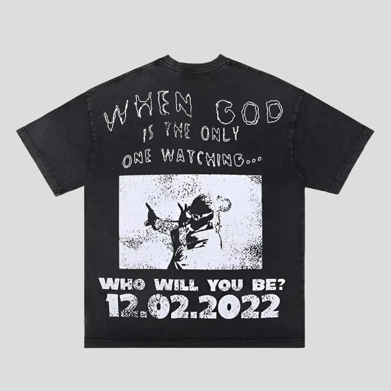 Heroes and Villains T Shirt Hip-Hop Album Print Tee