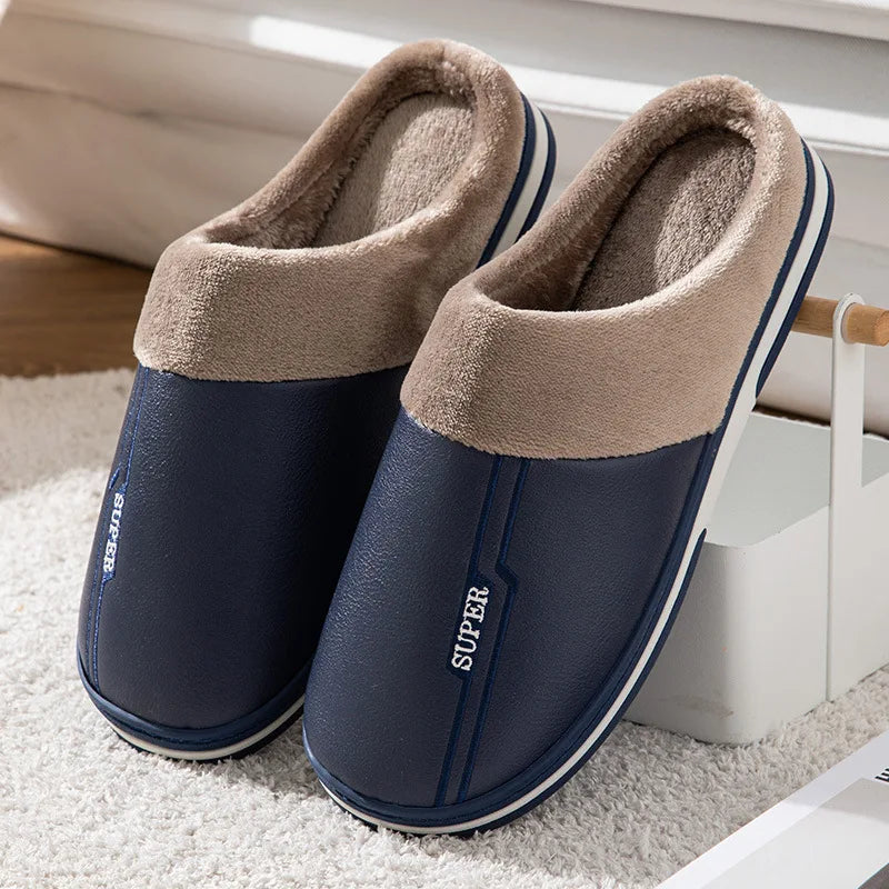 Warm Indoor Outdoor Slippers Big Sizes for Men