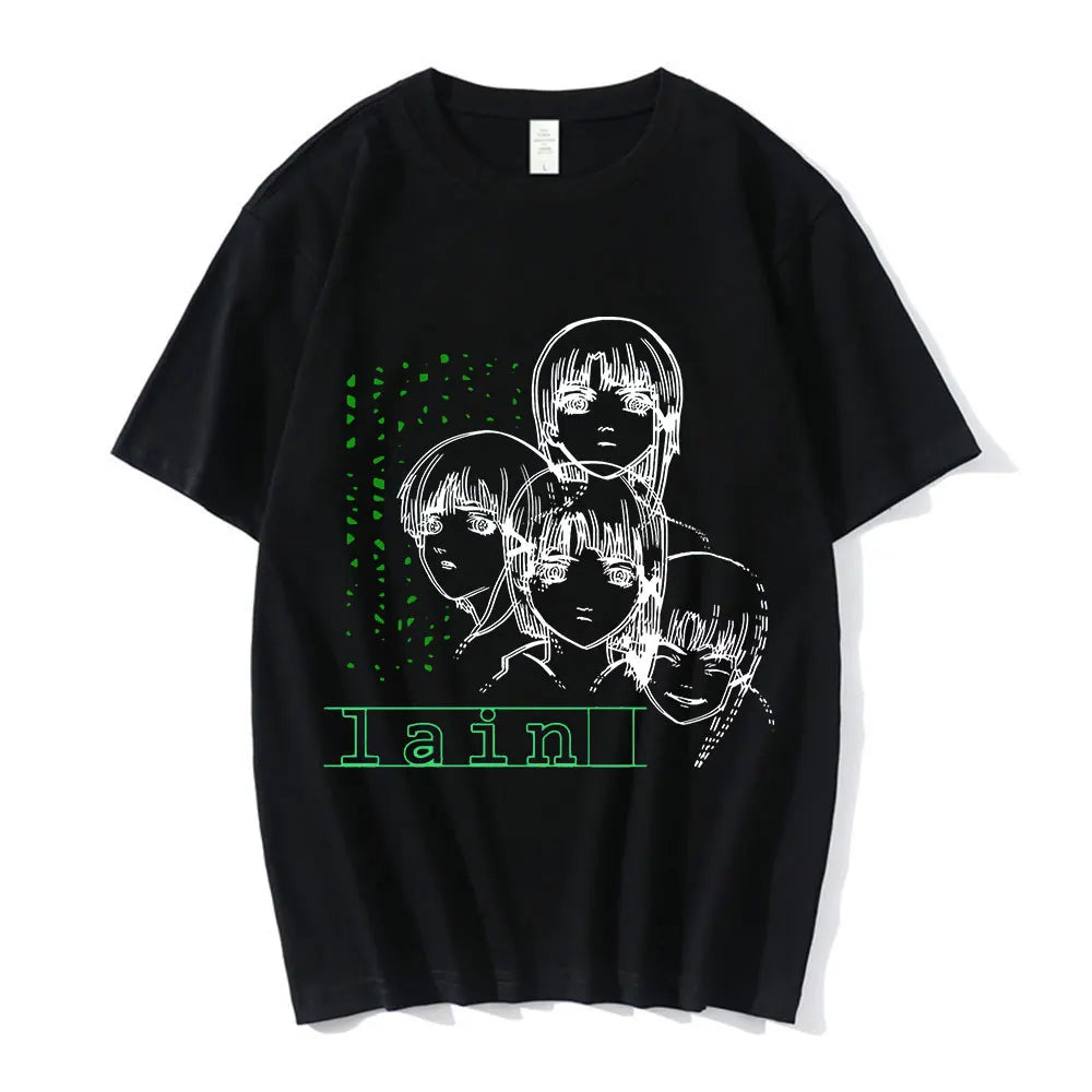 Experimentos en serie Lain Tee Unisex Ciencia ficción Manga