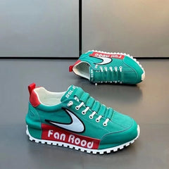 Fan Rood Plateau-Sneaker für Herren