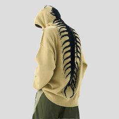 Centipede Hoodie - Knochengestrickte Streetwear für Männer