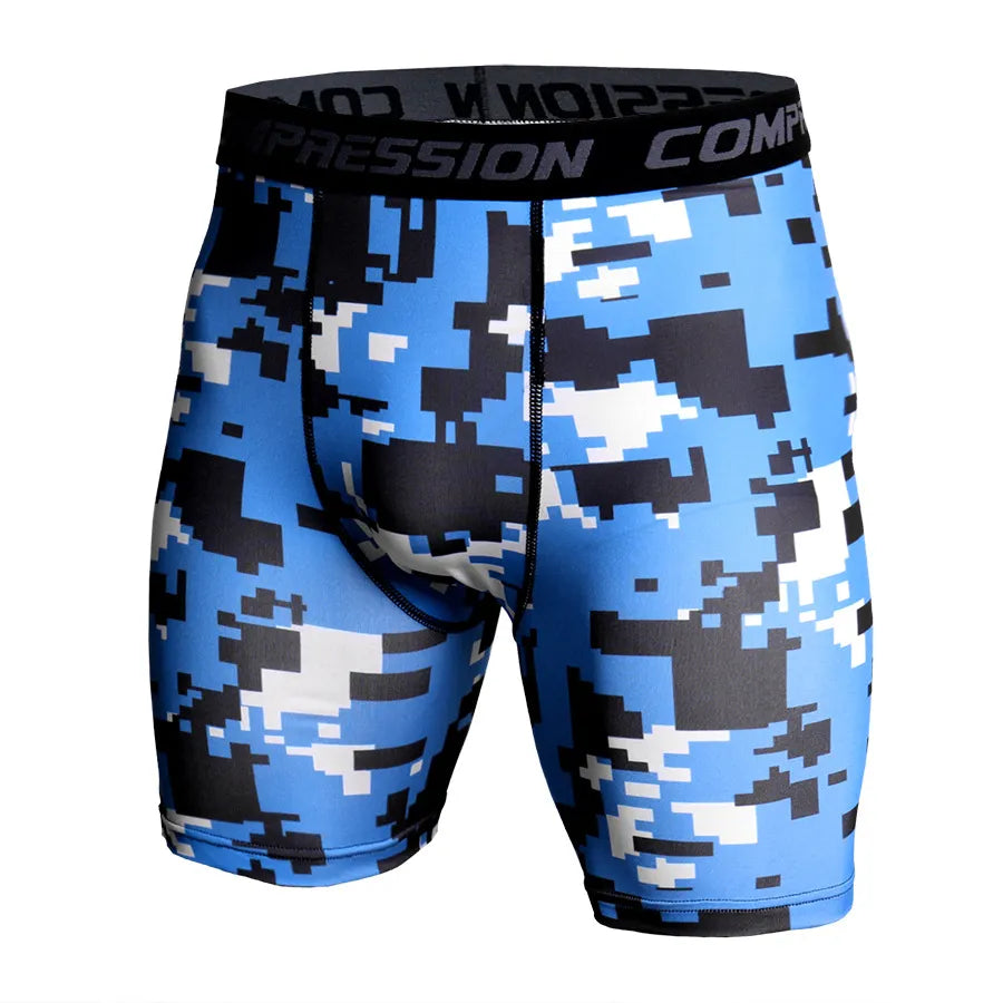 Camouflage Compression Shorts for Men