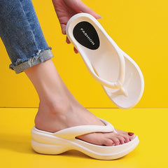 Plateau-Flip-Flops aus EVA für Damen