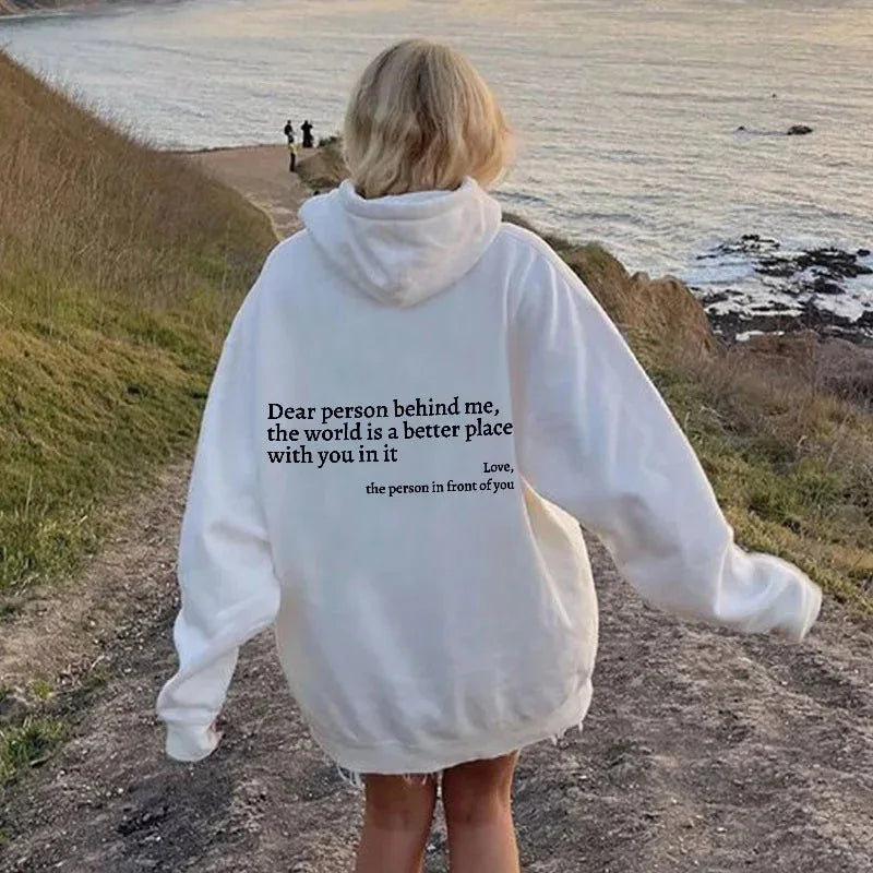 Positive Vibes Unisex Hoodie - Weltausgabe