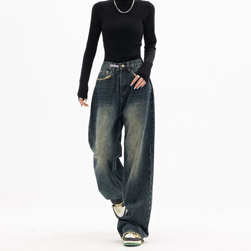 BF Jeans Damen All-Match Wide Leg Denim