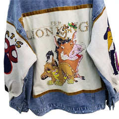 Wild Kingdom Denim Jacket - Majestic Edition for Women