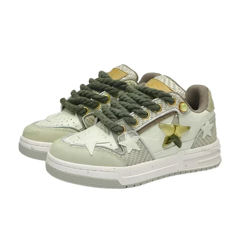 Klobige Sneakers - Y2K Star Punk Skateboard Unisex Schuhe