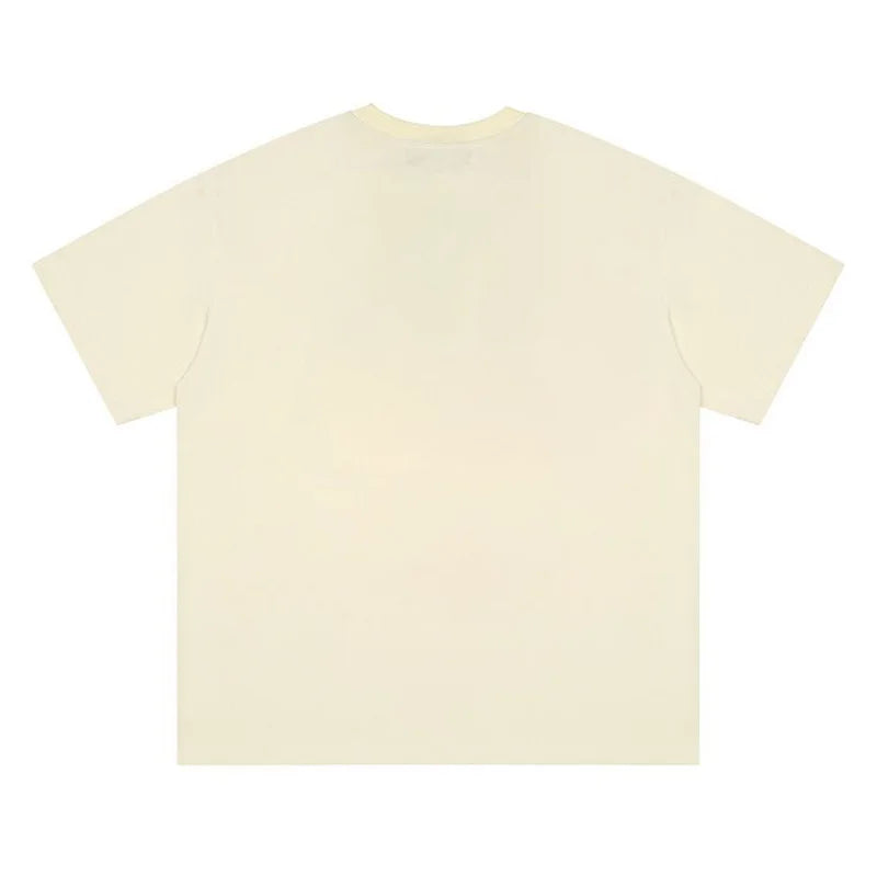 Camisetas de verano de algodón extragrandes para hombre con estética Dream-Walk