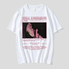 Experimentos en serie Lain Tee Unisex Ciencia ficción Manga