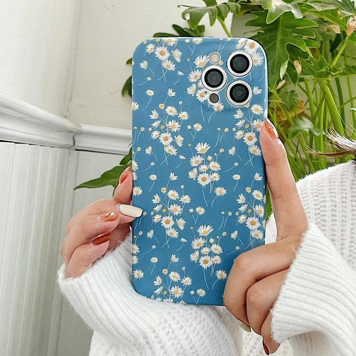 Funda para iPhone con diseño de manzanilla