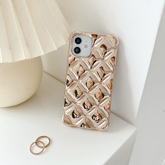 Funda brillante de rombos para iPhone