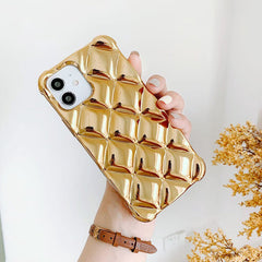 Funda brillante de rombos para iPhone