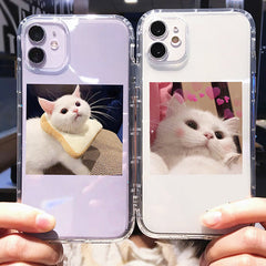 Funda para iPhone con diseño de gato Shiro