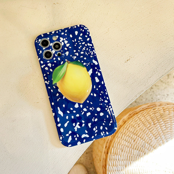 Funda para iPhone con diseño de limón siciliano