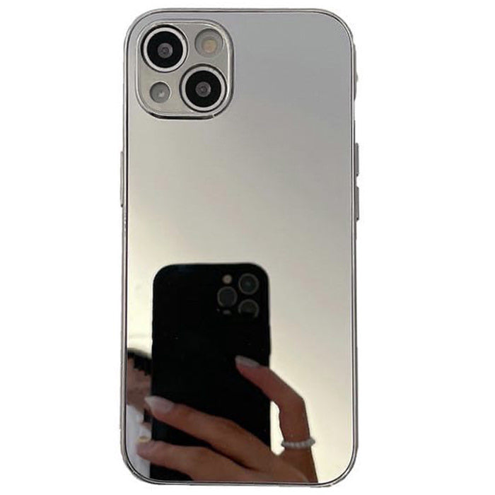 Funda para iPhone con espejo plateado