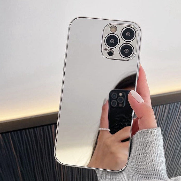 Silver Mirror iPhone Case