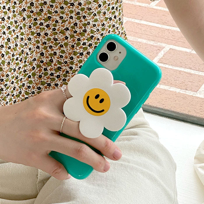 Funda para iPhone con margarita sonriente