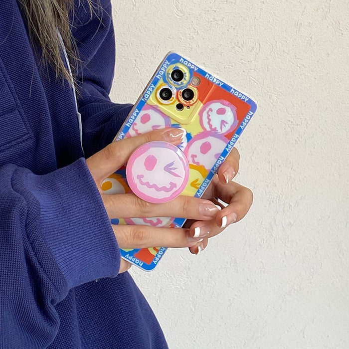 Funda para iPhone con cara sonriente