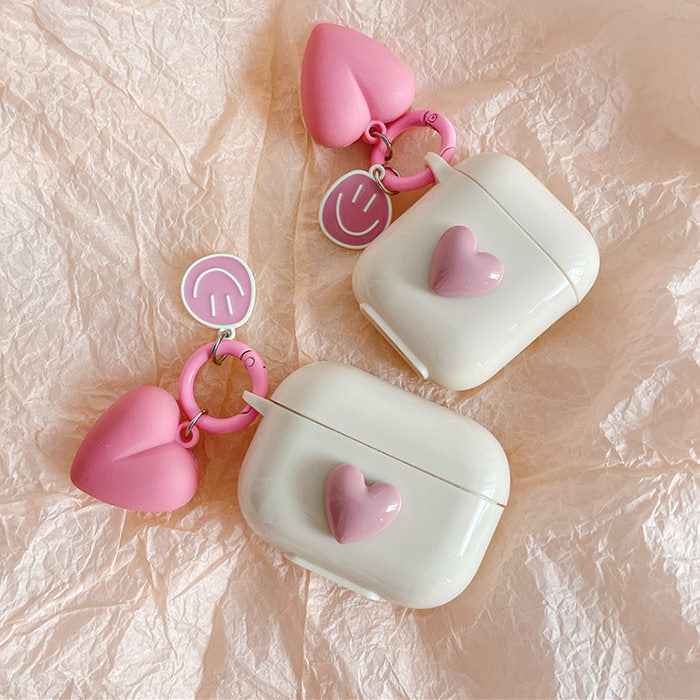 Estuche para AirPods con corazón sonriente