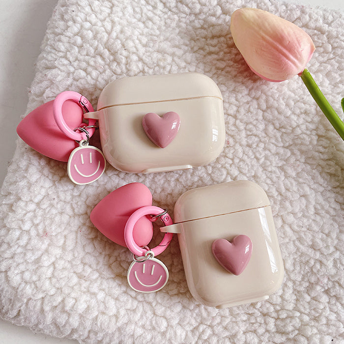 Estuche para AirPods con corazón sonriente