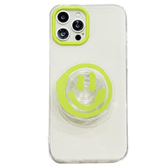 Funda para iPhone con diseño de neón sonriente