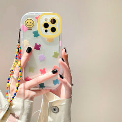 Funda para iPhone con rompecabezas sonriente