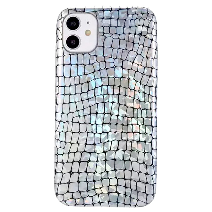 Funda holográfica de serpiente para iPhone