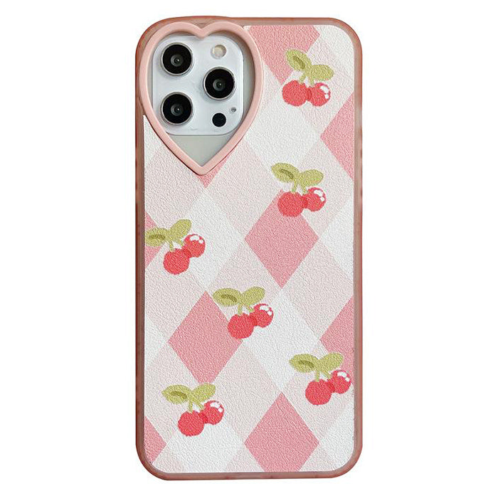 Funda rosa suave y estética para iPhone