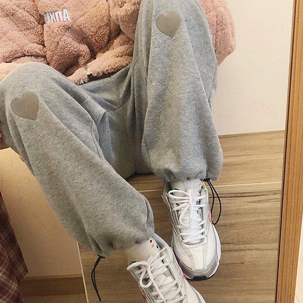 Soft Girl Heart Joggers