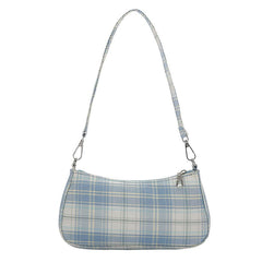 Bolso baguette a cuadros Soft Girl