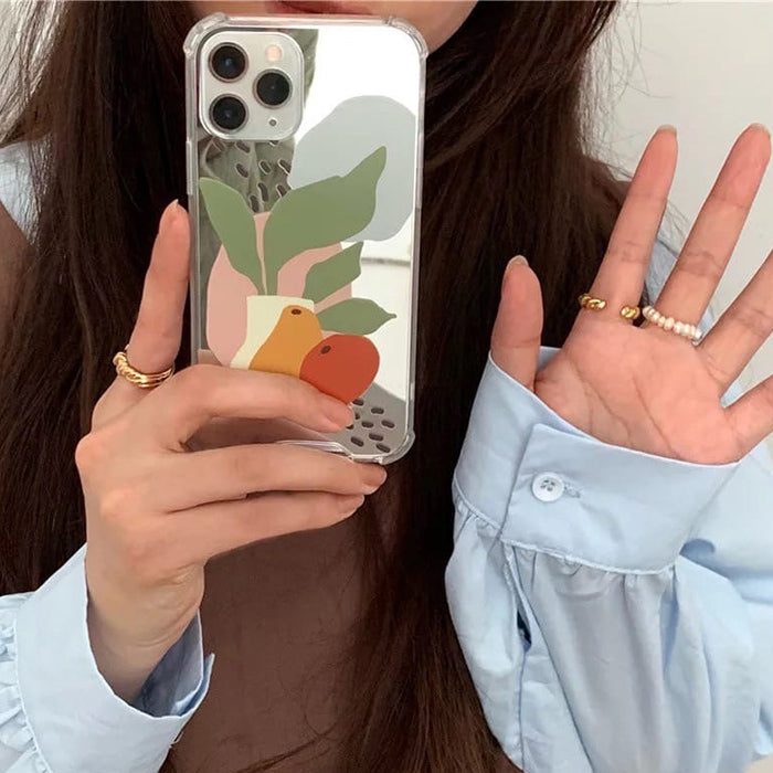 Funda para iPhone con diseño de naturaleza muerta