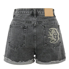 Sun & Moon Grunge Shorts