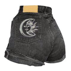 Sun & Moon Grunge Shorts