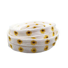 Cordones de zapatos de girasol 