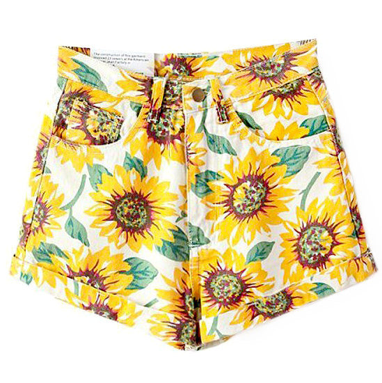 Pantalones cortos de girasol