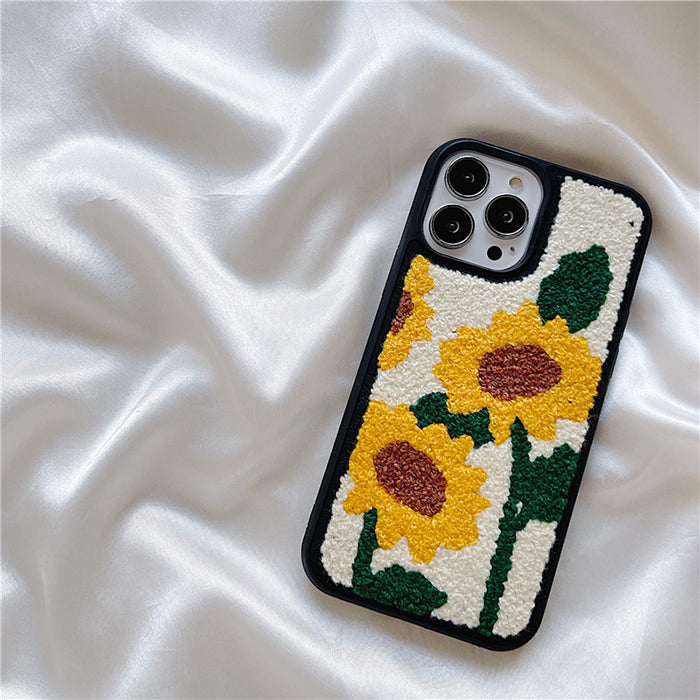 Funda para iPhone con diseño de girasoles 