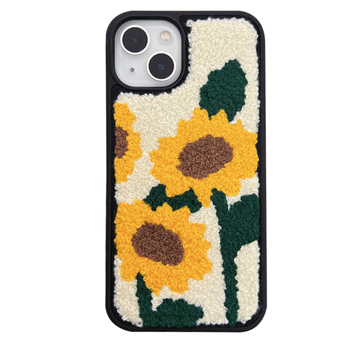 Funda para iPhone con diseño de girasoles 