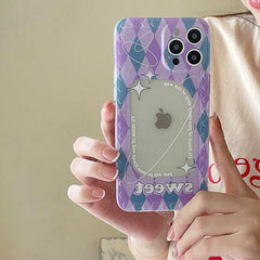 Funda para iPhone color lila dulce 