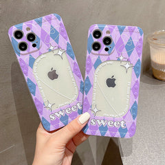 Funda para iPhone color lila dulce 