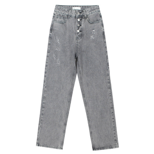 Graue Baggy-Jeans von Teen Craft