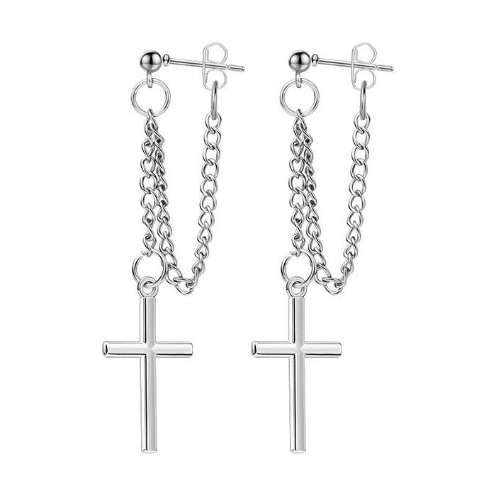 The Faith Cross Earrings