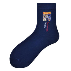 The Scream Munch Socks