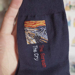 Los calcetines Scream Munch