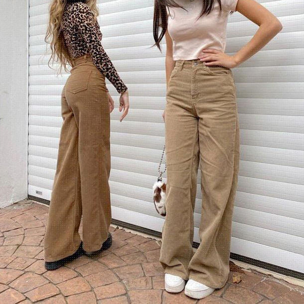 Totally Over It Wide Cord Pants