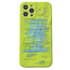 Funda para iPhone verde tóxica