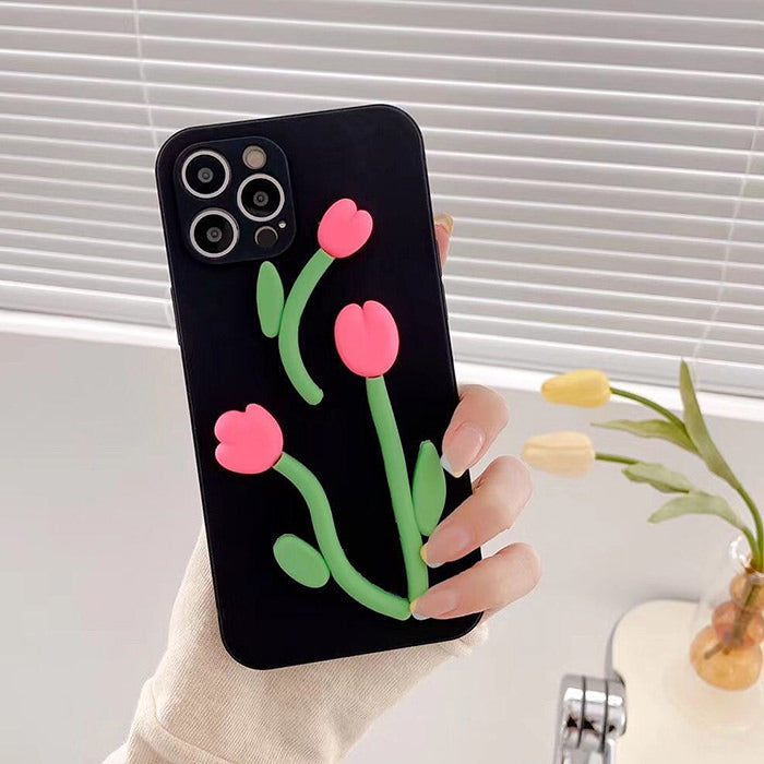 Funda para iPhone Tulip Black