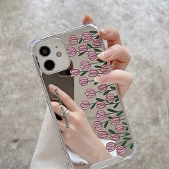 Funda para iPhone con tulipanes