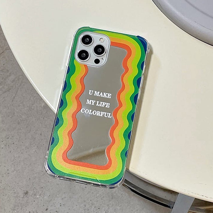 Funda para iPhone "Haz que mi vida sea colorida"