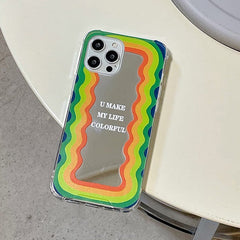 Funda para iPhone "Haz que mi vida sea colorida"